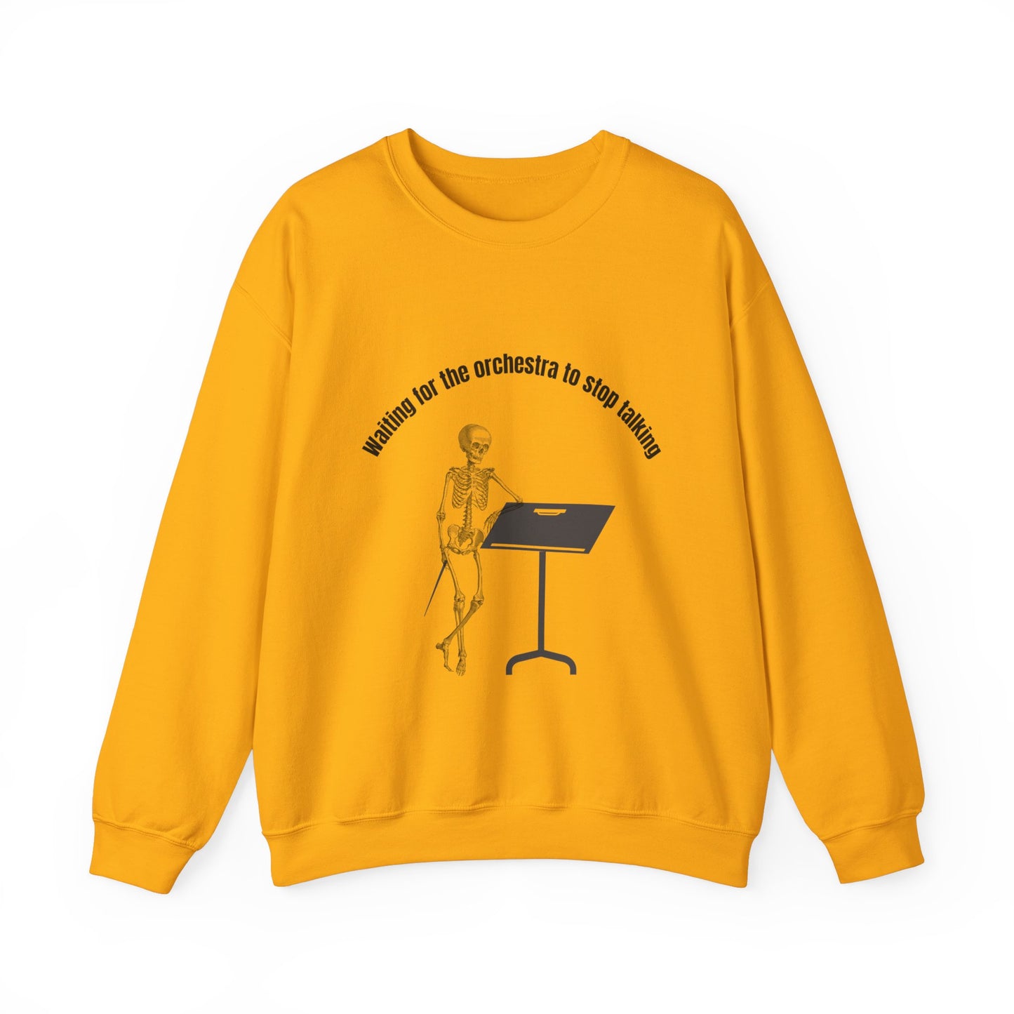 Waiting For The Orchestra To Stop Talking Funny Music Teacher Sweatshirt