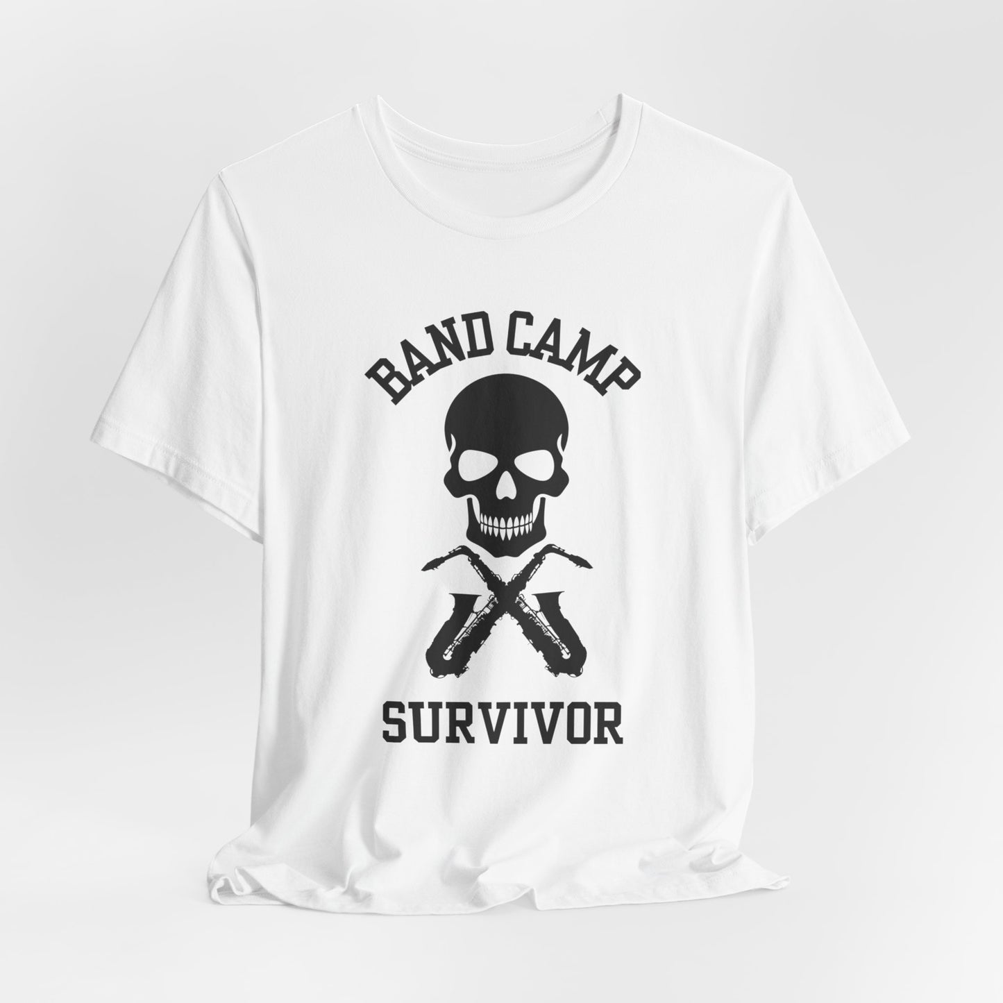 Band Camp Survivor Tee - Saxophone - Black print