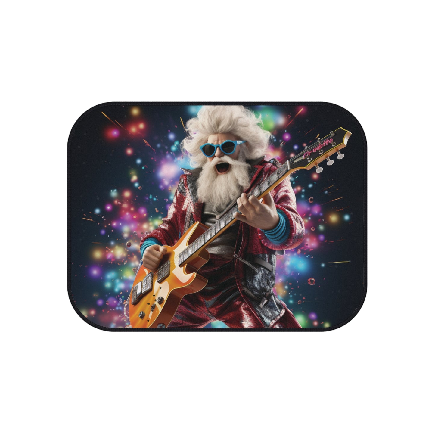 Santa Sleighing Car Mat Set of 4