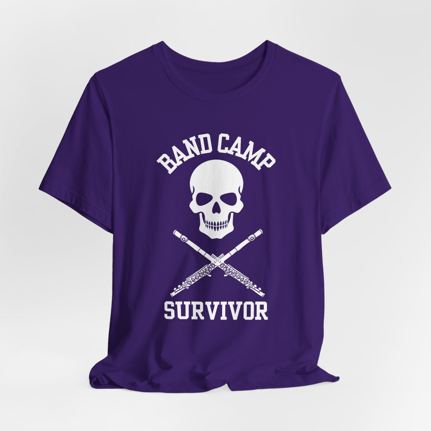 Band Camp Survivor Tee - Flute - White print