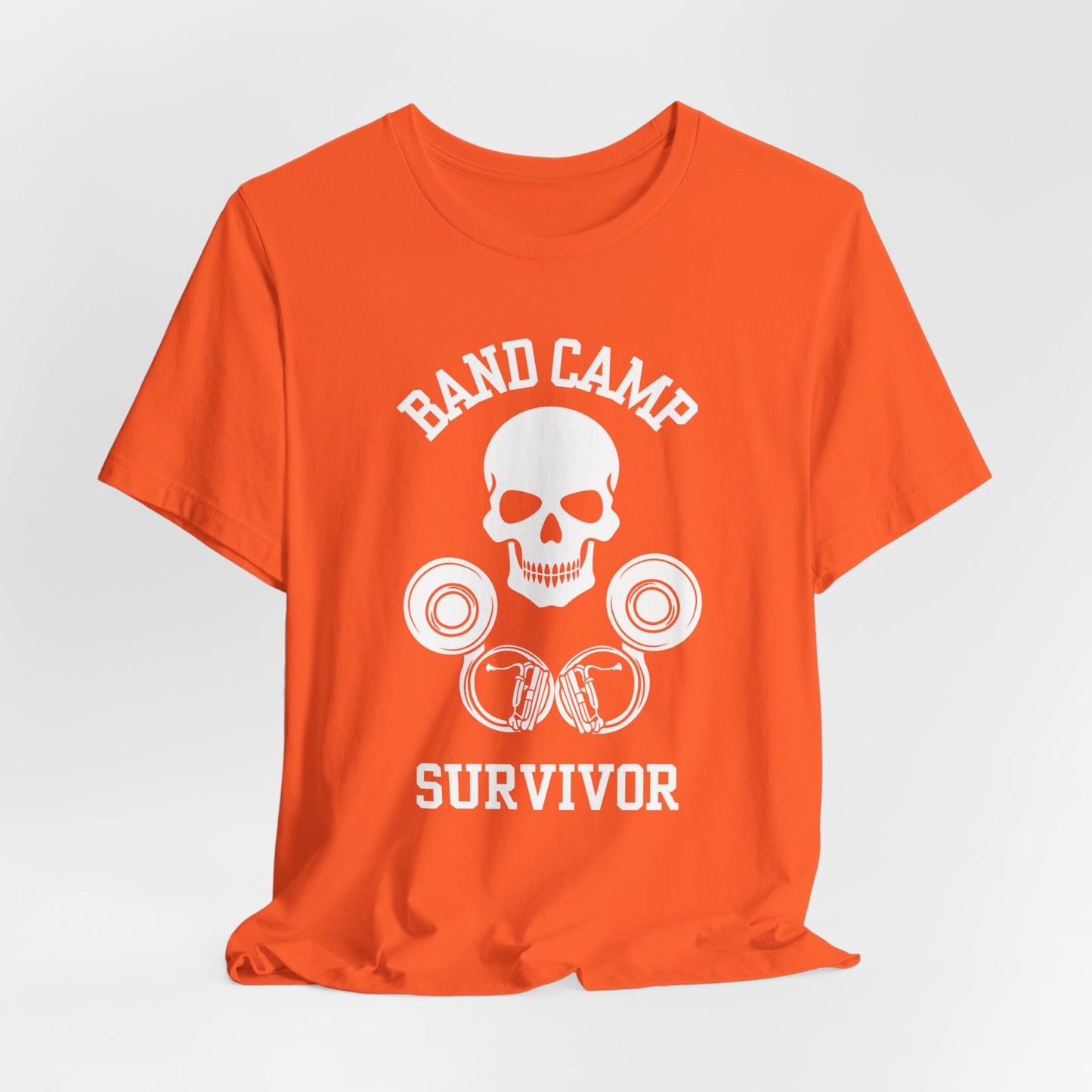 Band Camp Survivor Tee - Tuba - White Print