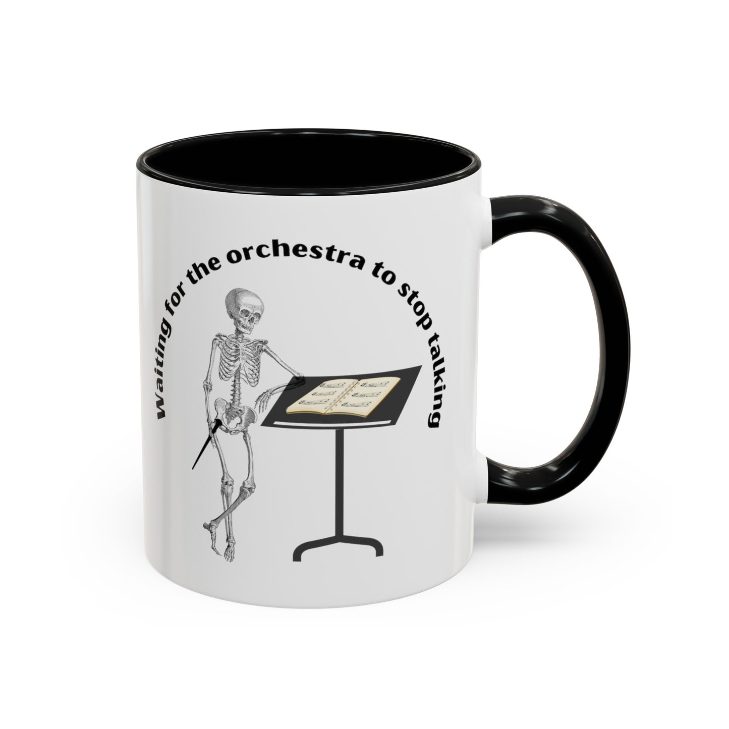 Waiting for the orchestra to stop talking Colors Accent Coffee Mug
